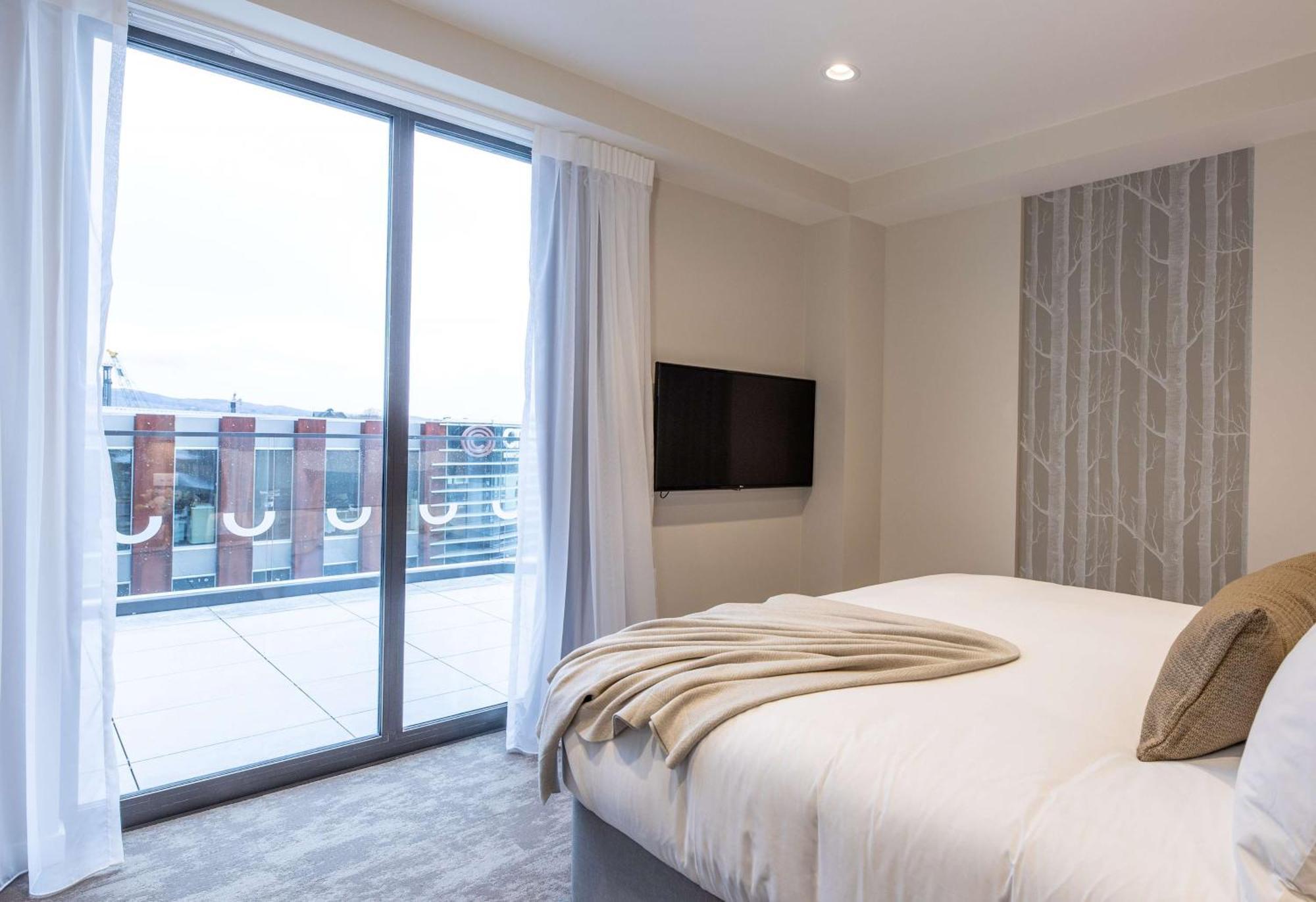 Sudima Christchurch City Eksteriør bilde A bedroom at the hotel